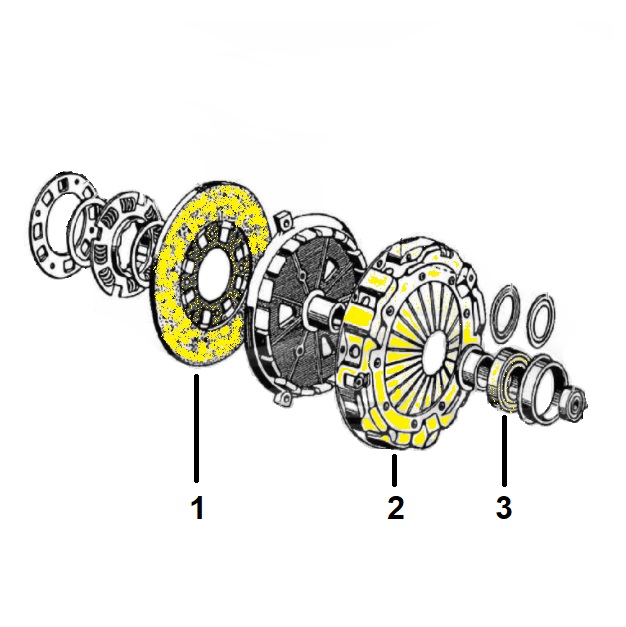 LAMBORGHINI 76135/14 Transmission code 104 compatible with: LAMBORGHINI MIURA