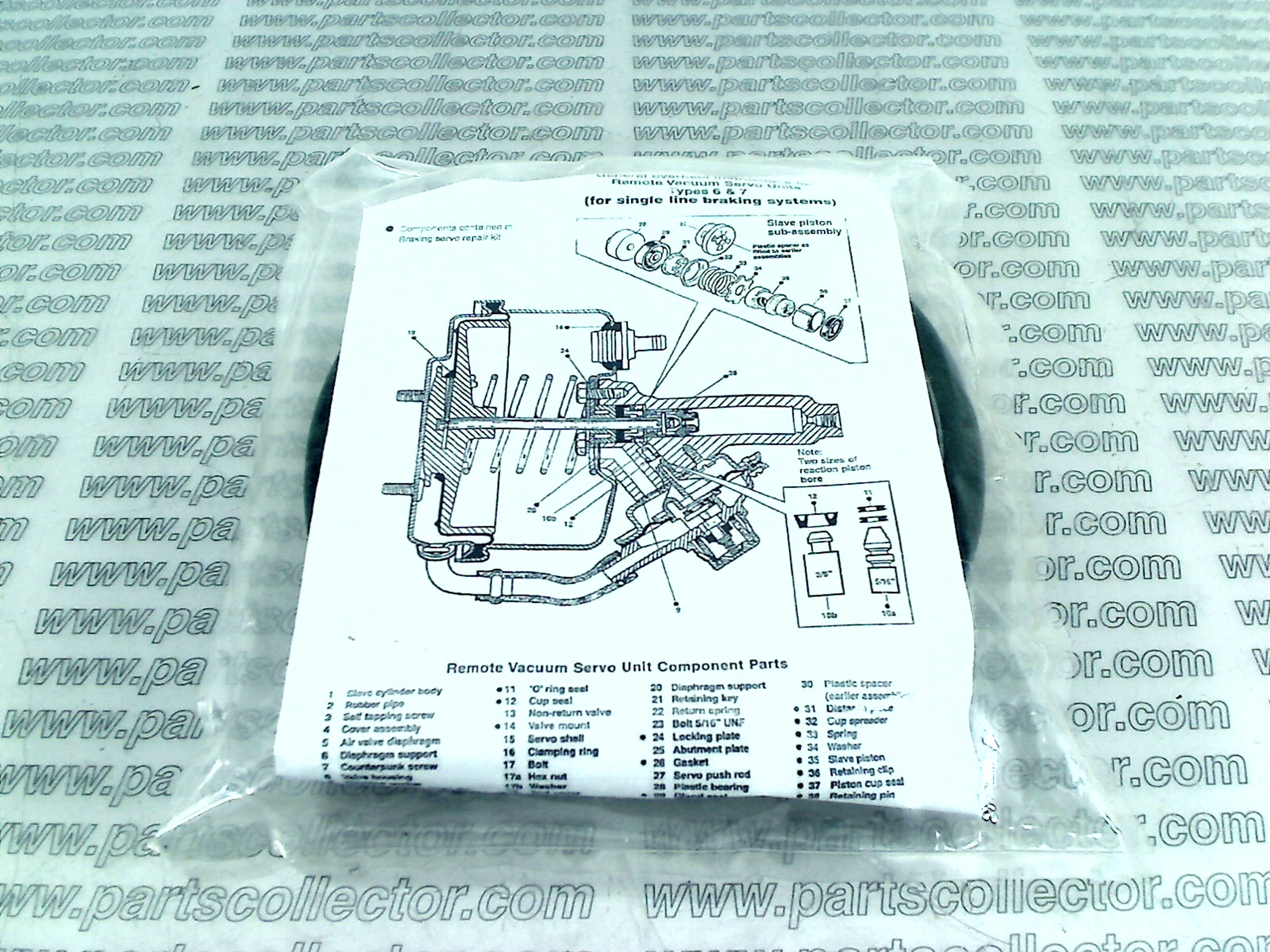 LOCKHEED TYPE 6 - 7 Brake system code 18139 compatible with: JAGUAR E-TYPE - additional view