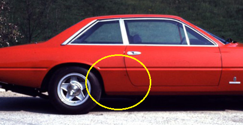 FERRARI  Car body code 17600 compatible with: FERRARI 365 GT4 2+2