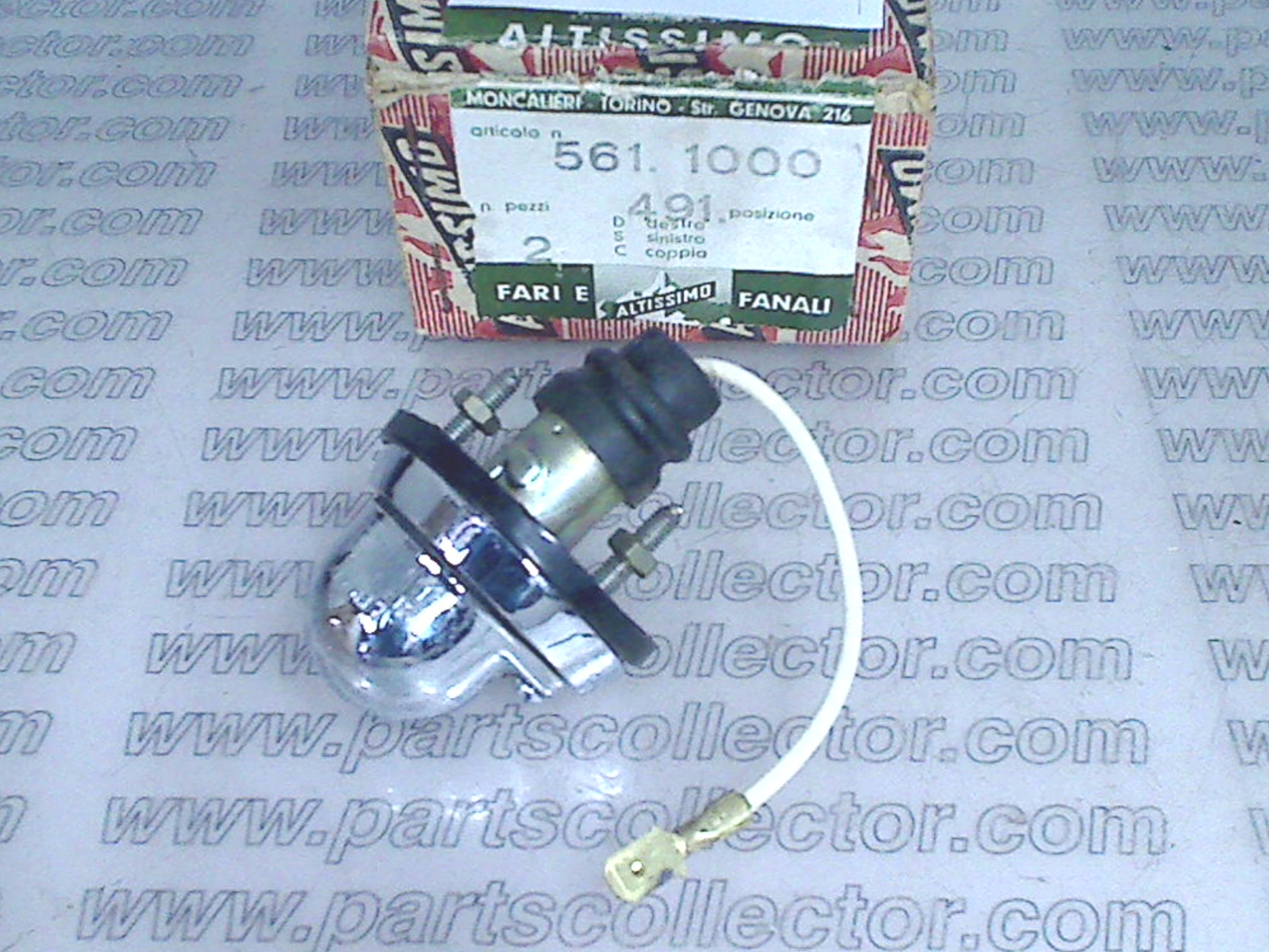 ALTISSIMO 561.00.20 Lighting system code 158 compatible with: ALTISSIMO ALTISSIMO, FERRARI 275 GTB 2, LANCIA FULVIA ZAGATO - additional view