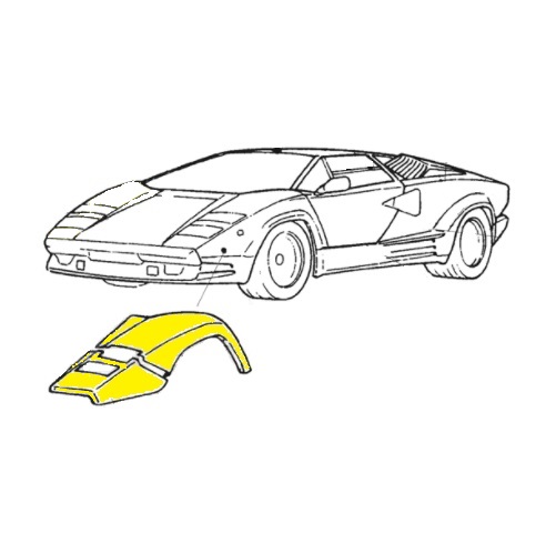 LAMBORGHINI 007010083 Car body code 17036 compatible with: LAMBORGHINI COUNTACH