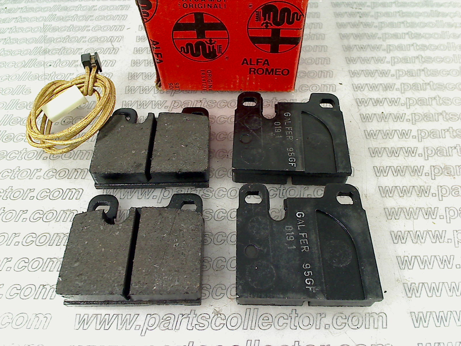 ALFA ROMEO 60778274 60736182  119.13.26.416.02/01 Brake system code 19584 compatible with: ALFA ROMEO 75, ALFA ROMEO 75 3000 V6 AMERICA, ALFA ROMEO ALFA 6