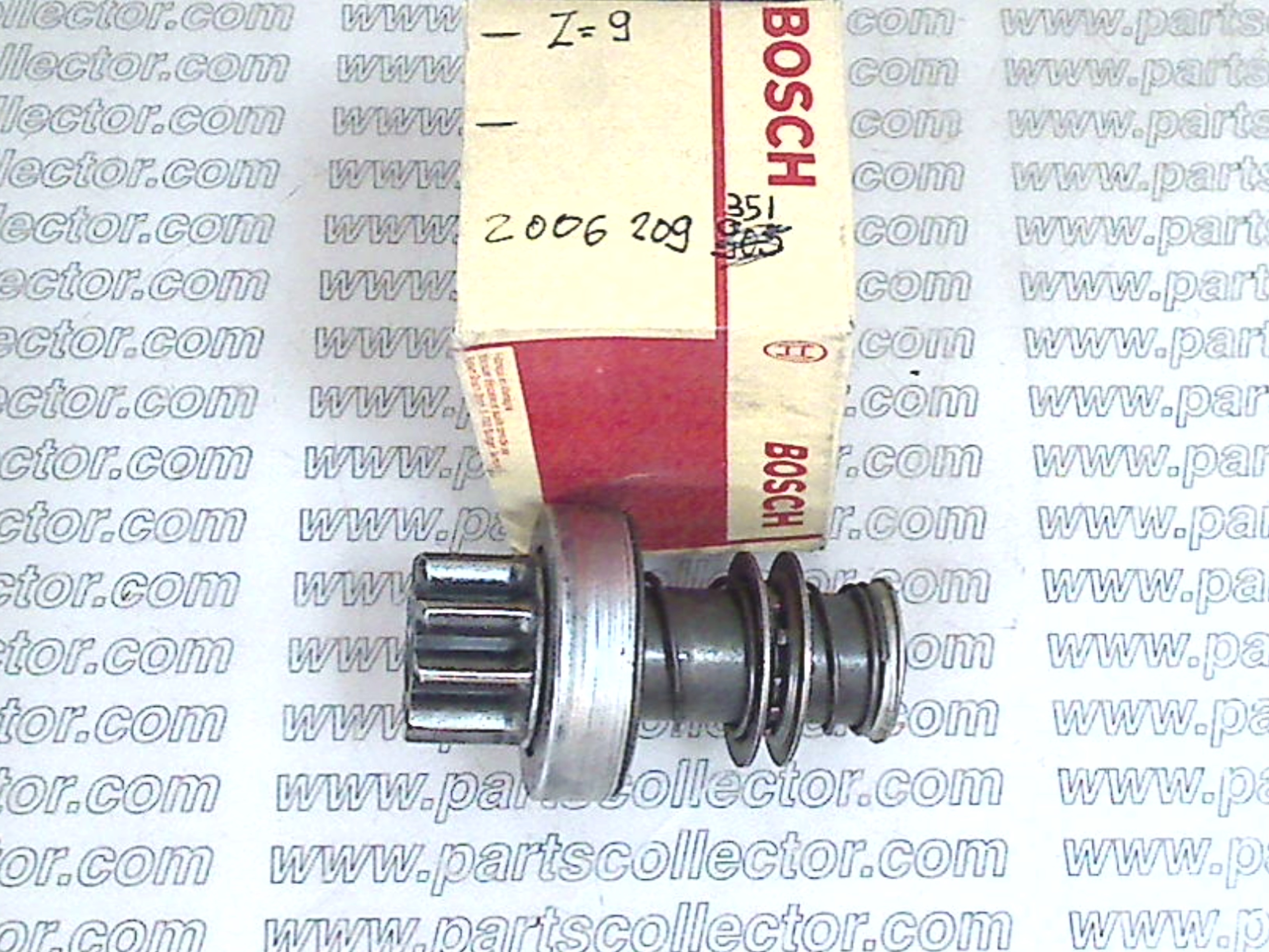 BOSCH 2006209351 Electrical system code 18755 compatible with: BOSCH BOSCH