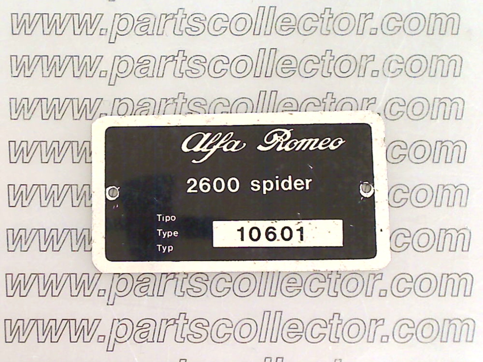 ALFA ROMEO  Car body code 11736 compatible with: ALFA ROMEO 2600 BN - SPIDER - SPRINT 106.00/01/02