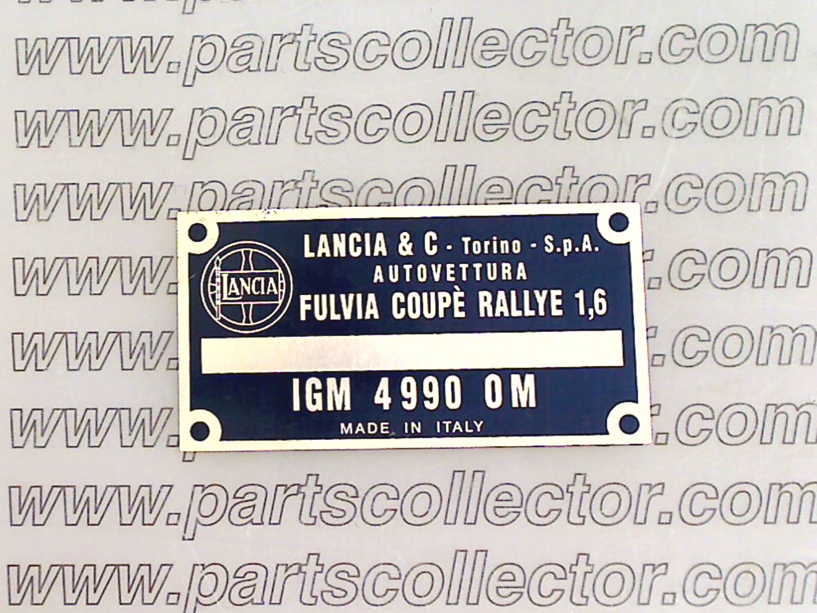 LANCIA  Car body code 11729 compatible with: LANCIA FULVIA 1600 HF