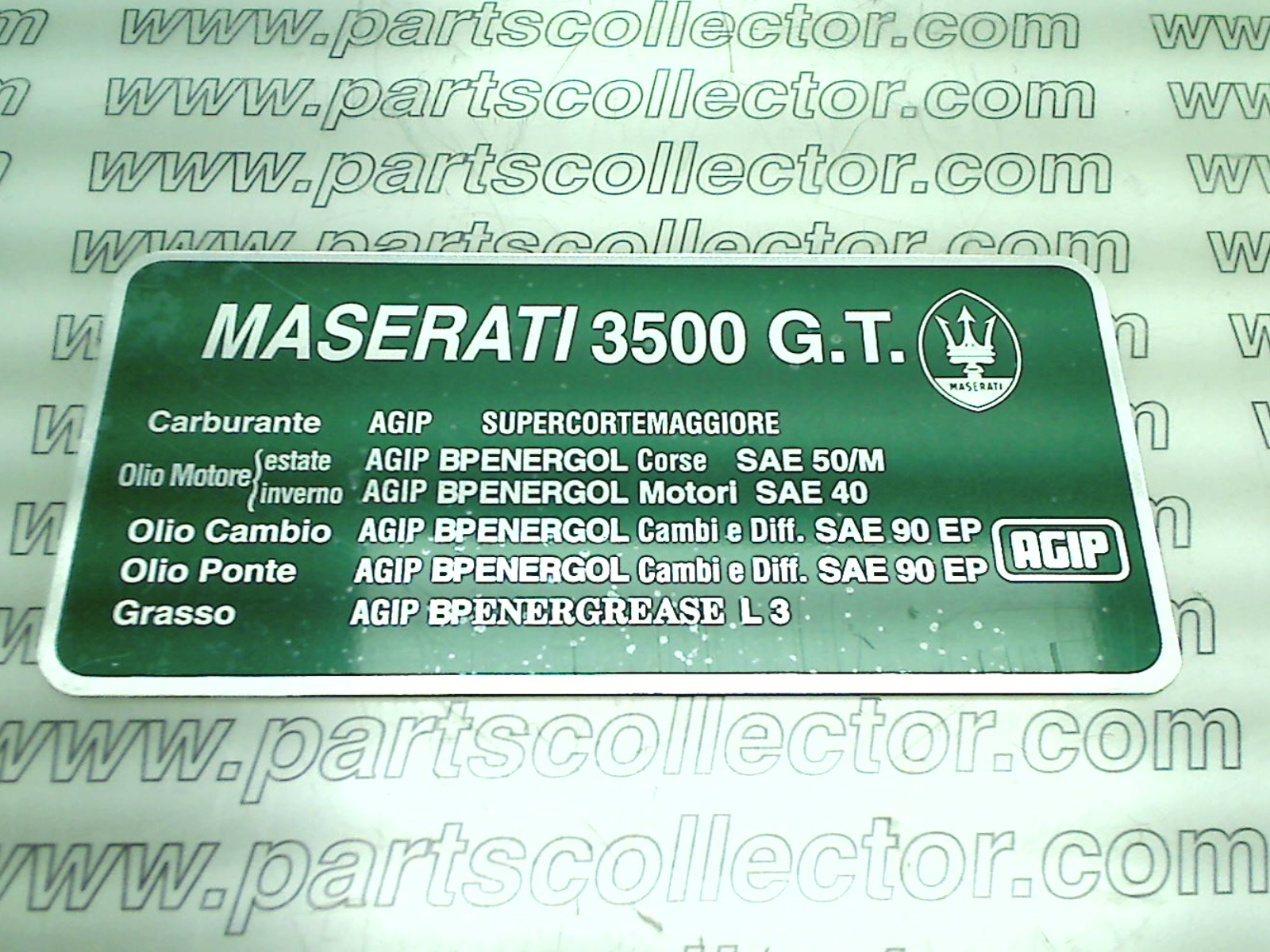 MASERATI 41968 Car body code 11441 compatible with: MASERATI 3500 AM101, MASERATI 3500 AM101 TOURING
