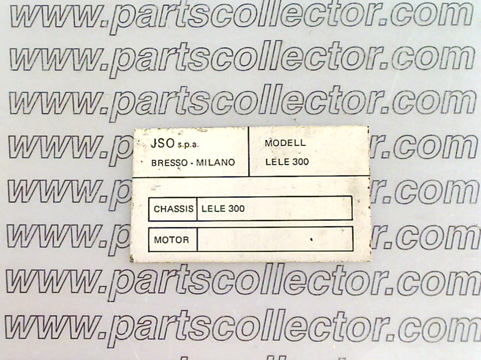 ISO  Car body code 11722 compatible with: ISO RIVOLTA LELE