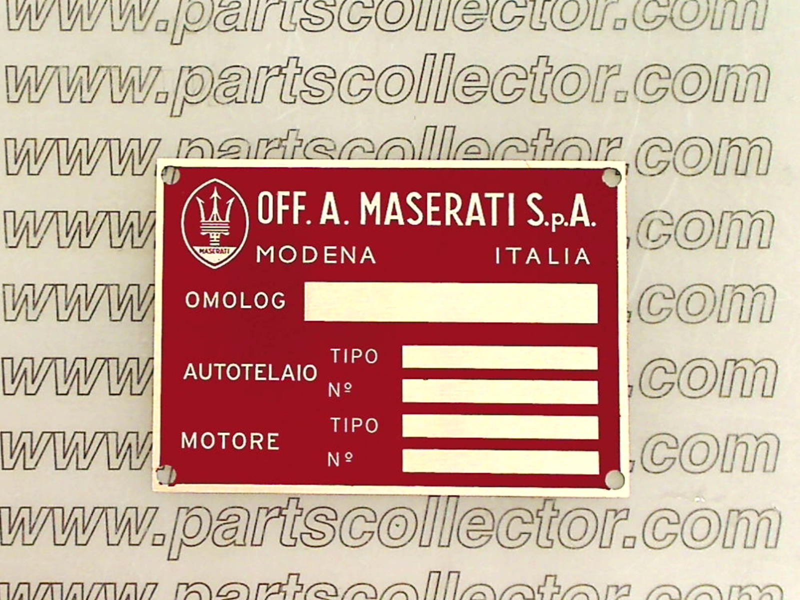 MASERATI 000148 R Car body code 11444 compatible with: MASERATI MASERATI