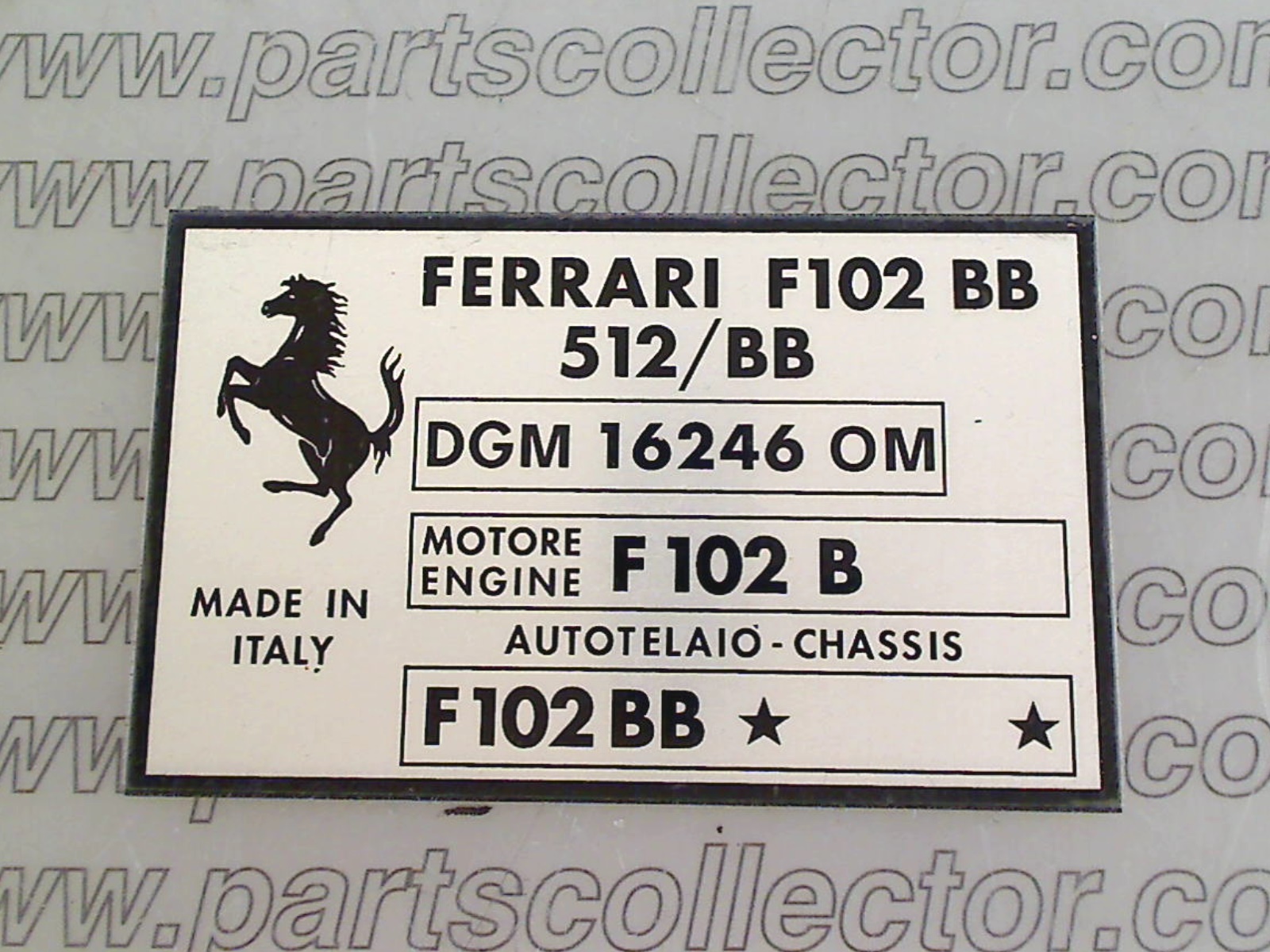 FERRARI  Car body code 13589 compatible with: FERRARI 512BB