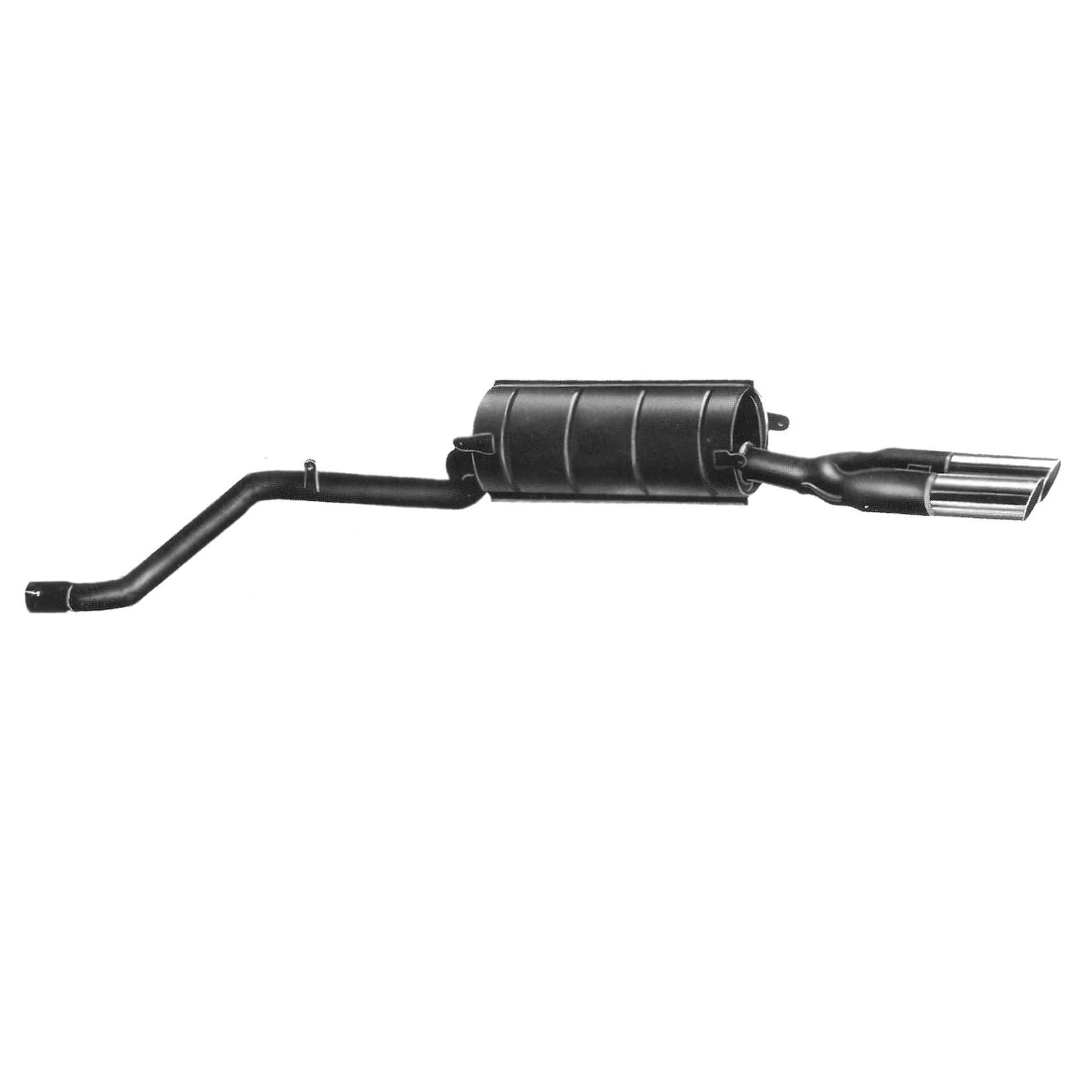 ANSA LM 0127 Fuel system - Exhaust code 16468 compatible with: LAMBORGHINI 350GT