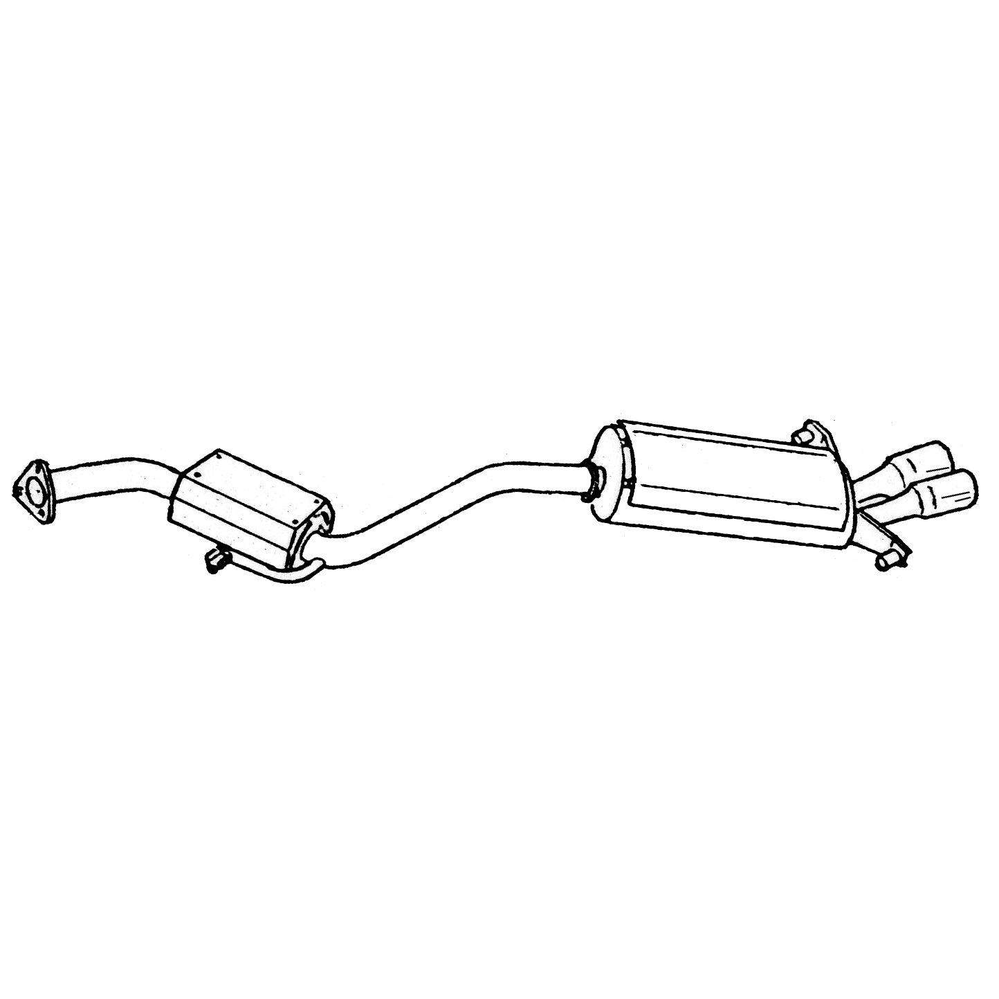 ANSA MA 4417 Fuel system - Exhaust code 16637 compatible with: ANSA ANSA, MASERATI SHAMAL