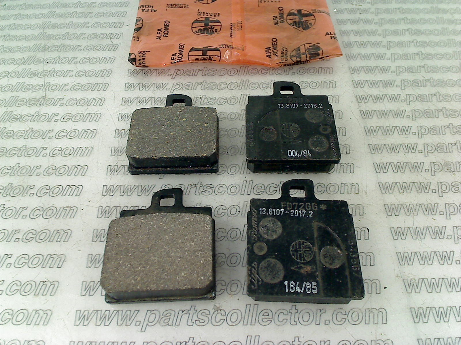 ALFA ROMEO 60750567 Brake system code 19585 compatible with: ALFA ROMEO ALFASUD