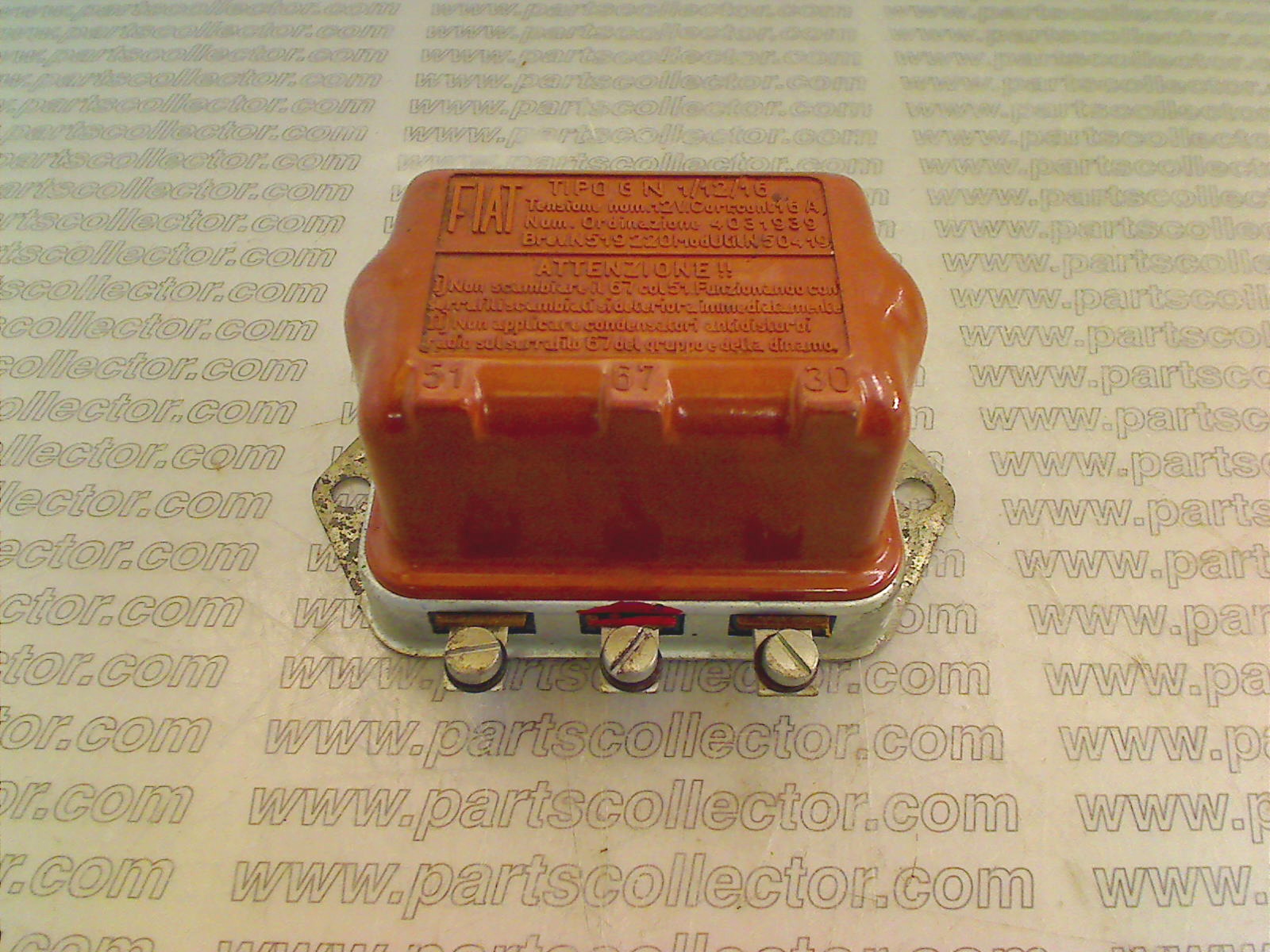 FIAT GN1/12/16 - 4031939 Electrical system code 15924 compatible with: FIAT FIAT