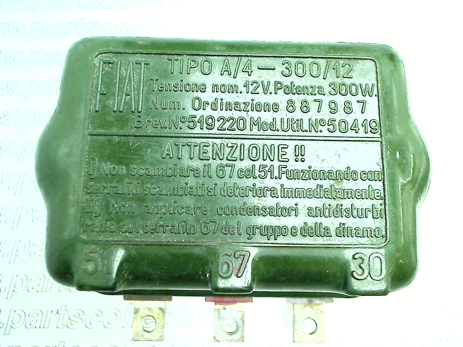 FIAT TIPO A/4 Electrical system code 11463 compatible with: FIAT 8V, MAGNETI MARELLI MAGNETI MARELLI - additional view
