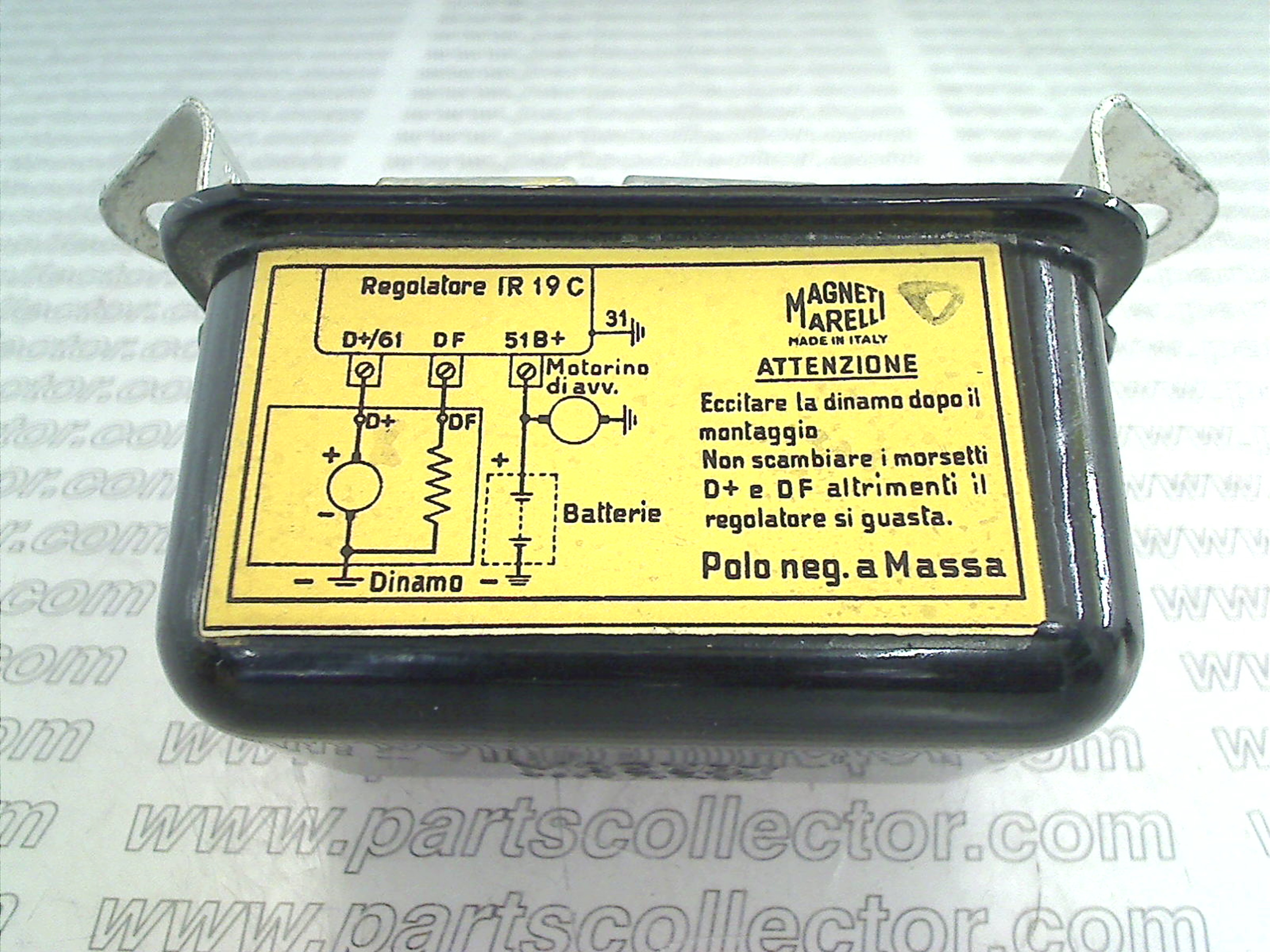 MAGNETI MARELLI IR19C Electrical system code 14663 compatible with: LANCIA APPIA I SERIE, MAGNETI MARELLI MAGNETI MARELLI - additional view