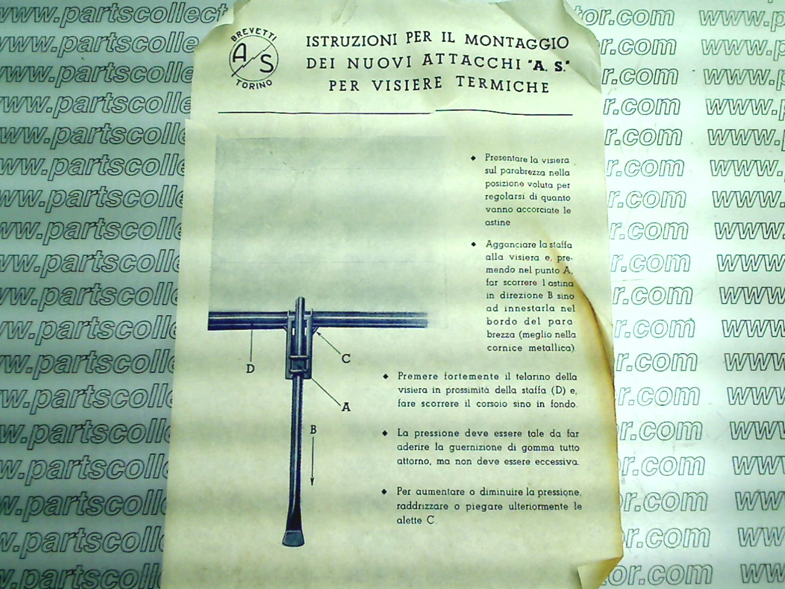 PARTSCOLLECTOR  Accessories  - Automobilia code 11471 compatible with: FIAT 1100, FIAT 508 - additional view