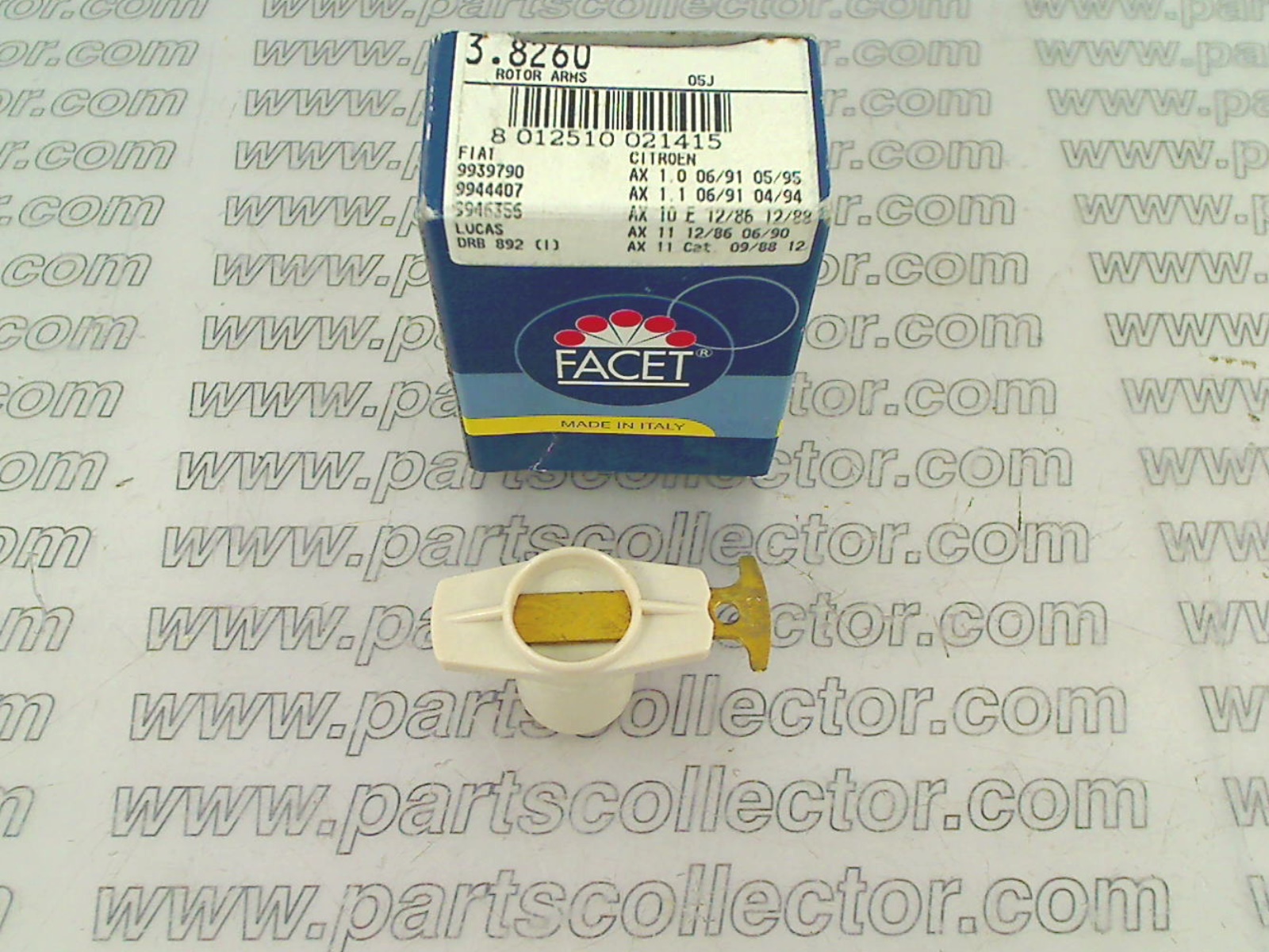 FACET 3.8260 Ignition code 19463 compatible with: FIAT CROMA, FIAT FIORINO, FIAT PANDA