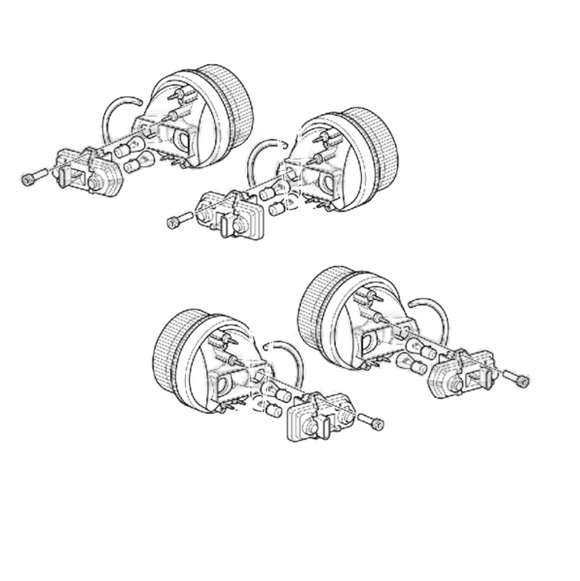 FERRARI 157513 - 157514 - 157515 - 157516 Lighting system code 7372 compatible with: FERRARI 355, FERRARI 360, FERRARI 512M, FERRARI 550, FERRARI 575, FERRARI F50