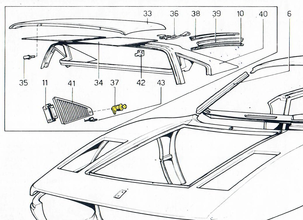 FERRARI 60389400 Car body code 12096 compatible with: FERRARI 208 TURBO, FERRARI 308, FERRARI 308 4V, FERRARI 308 GTB GTS - detail view