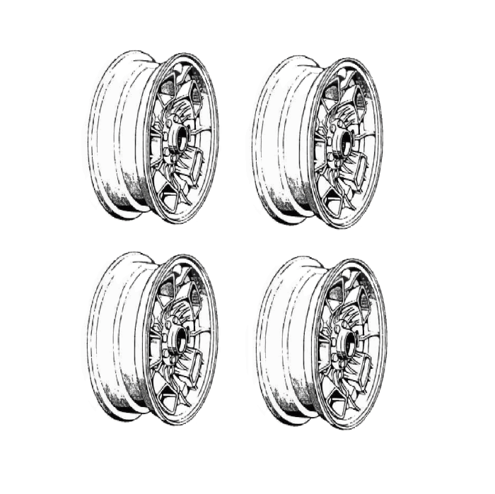 LAMBORGHINI 005102997 Steering and Wheels code 17037 compatible with: LAMBORGHINI MIURA