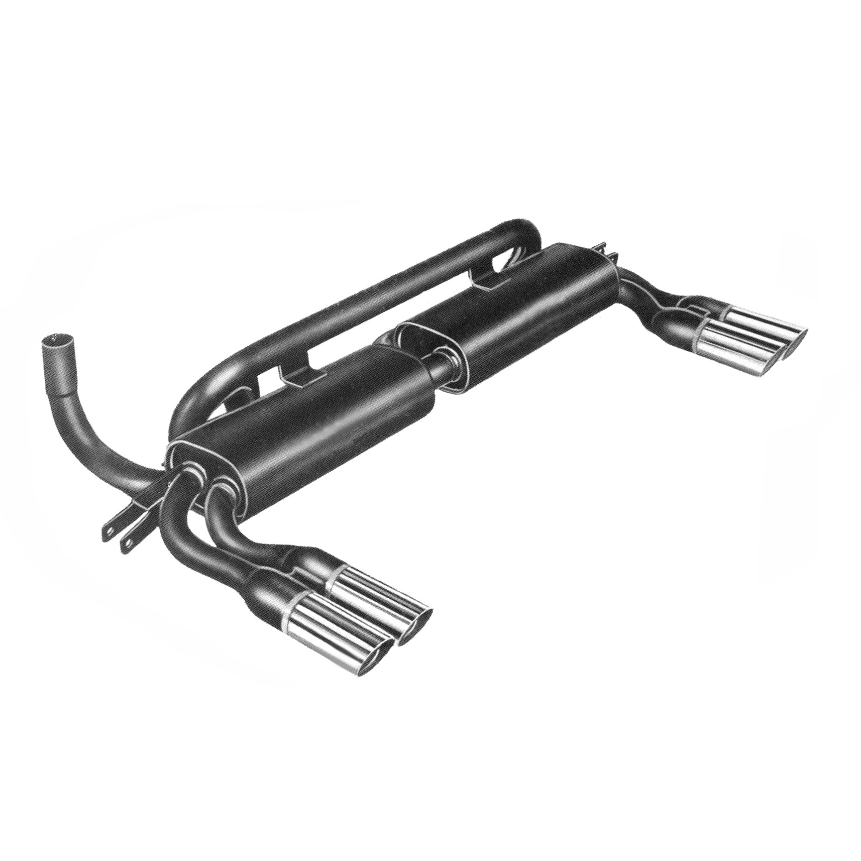 ANSA LM 1327 Fuel system - Exhaust code 16565 compatible with: ANSA ANSA, LAMBORGHINI URRACO  P250, LAMBORGHINI URRACO P200