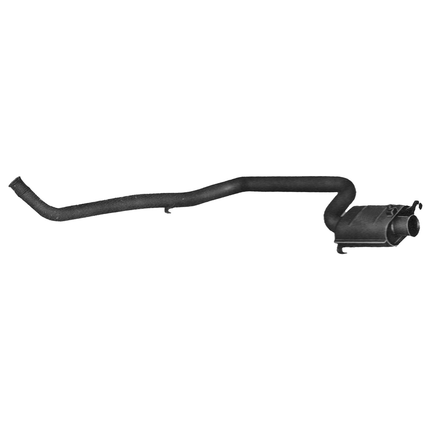 ANSA DE 0825 Fuel system - Exhaust code 16651 compatible with: ANSA ANSA, DE TOMASO DEAUVILLE, DE TOMASO LONGCHAMP