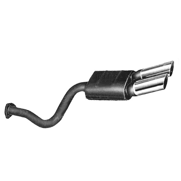 ANSA DE 0327 Fuel system - Exhaust code 16669 compatible with: DE TOMASO PANTERA