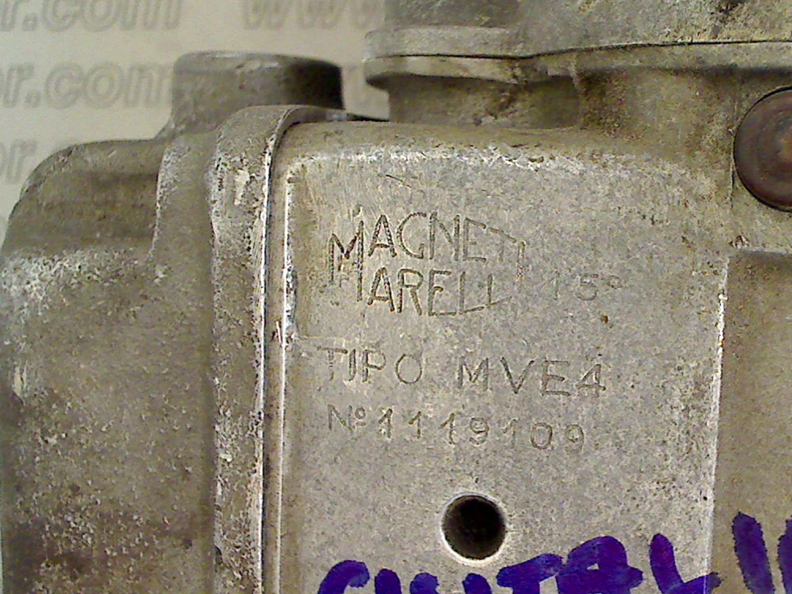 MAGNETI MARELLI MVE4 Ignition code 13665 compatible with: ABARTH ABARTH, CISITALIA 202, MAGNETI MARELLI MAGNETI MARELLI - additional view