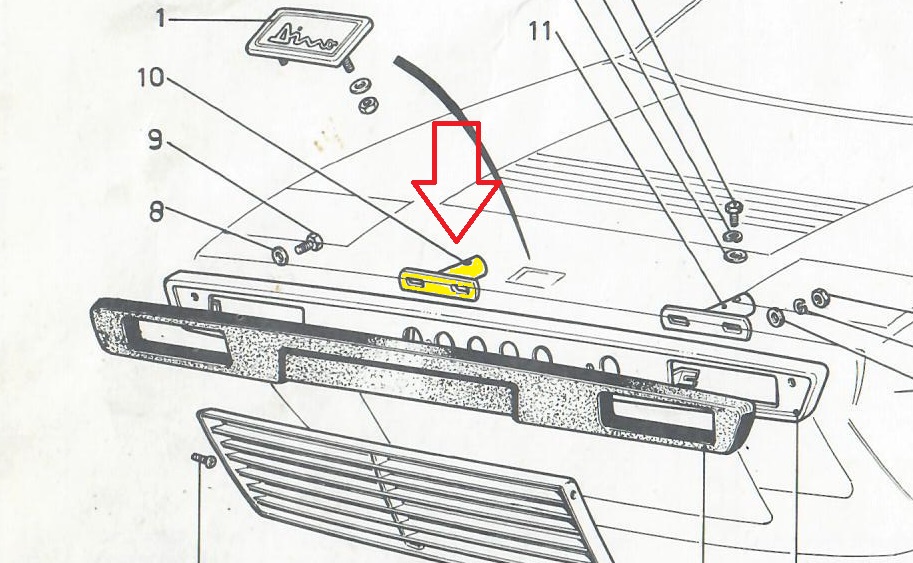 FERRARI 0401434 Car body code 14532 compatible with: FERRARI 308 GT4