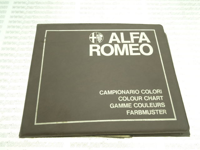 Alfa Romeo Colours Chart