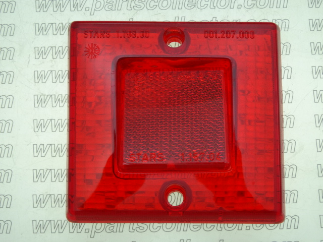 TAIL LIGHT LENS WITH REFLECTOR RH