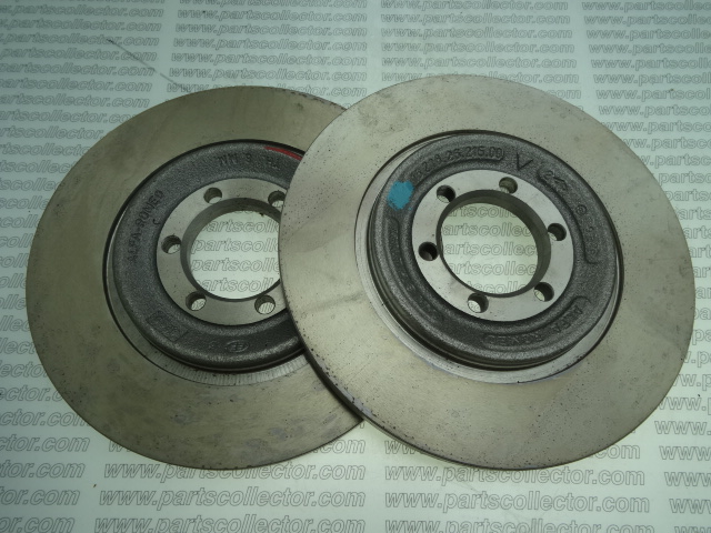 PAIR OF BRAKE DISCS