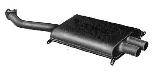 LH CENTRE SILENCER 250 GT SWB 