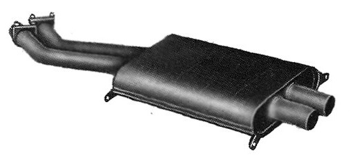LH CENTRE SILENCER 250 GT SWB - 250 GTO