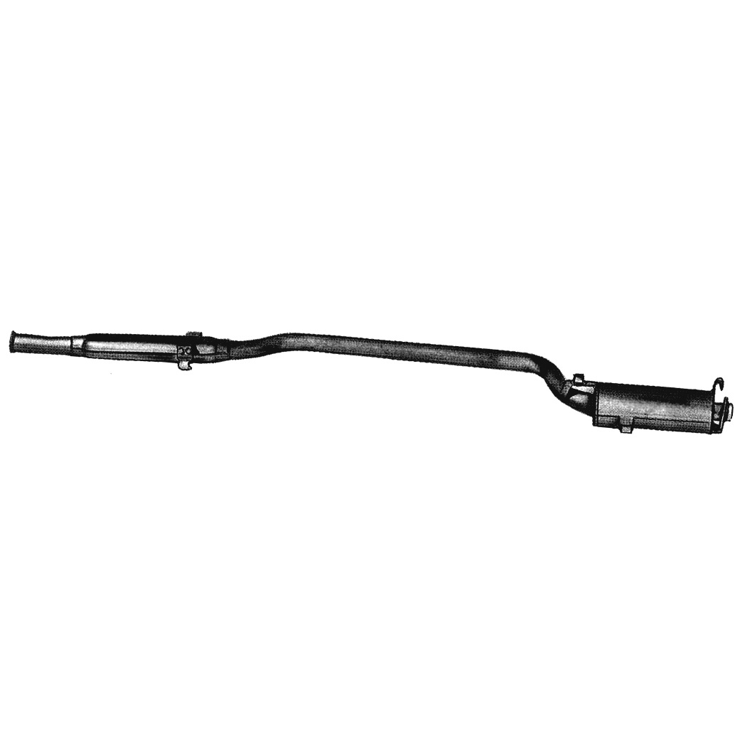 LH CENTRE SILENCER QUATTROPORTE 4.2 - 4.9 - ROYALE