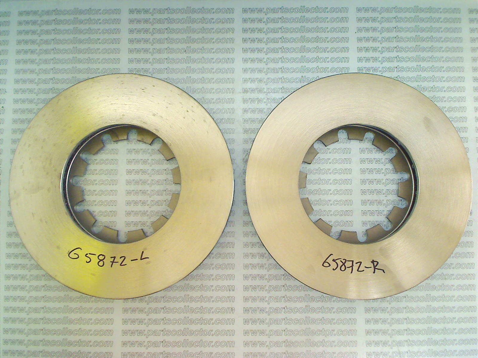 PAIR OF FRONT BRAKE DISC RH-LH