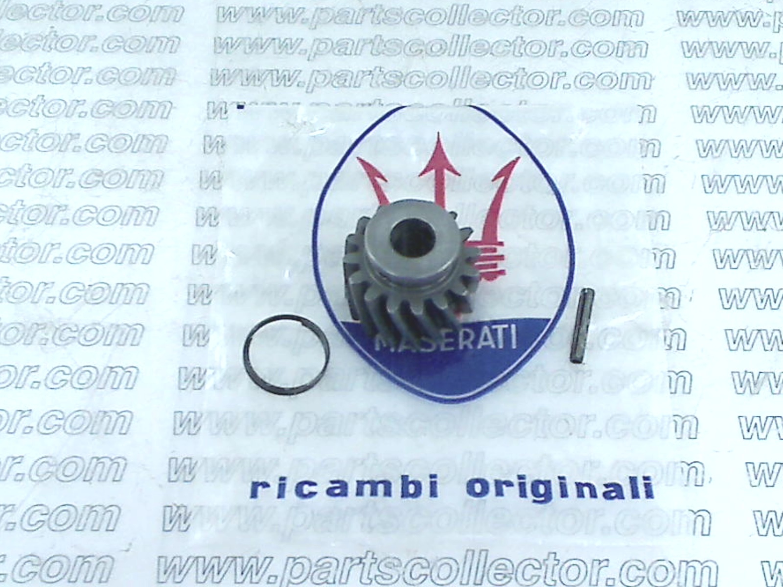 INGRANAGGIO CONDOTTO COMANDO SPINTEROGENO CON SPINA E MOLLA ELASTICA