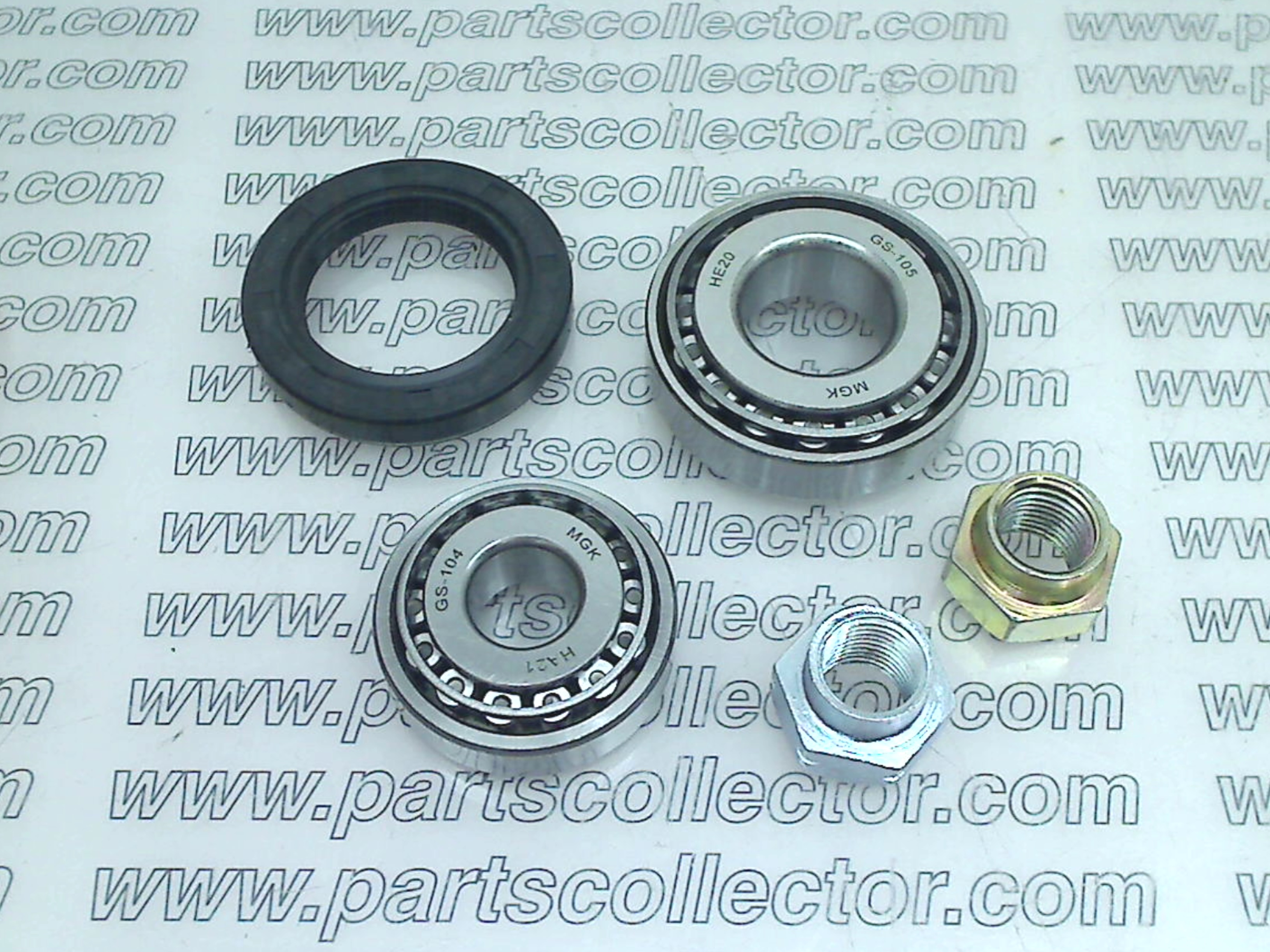 KIT CUSCINETTI RUOTA ANTERIORE PER FIAT 850 COUPE SPIDER 126