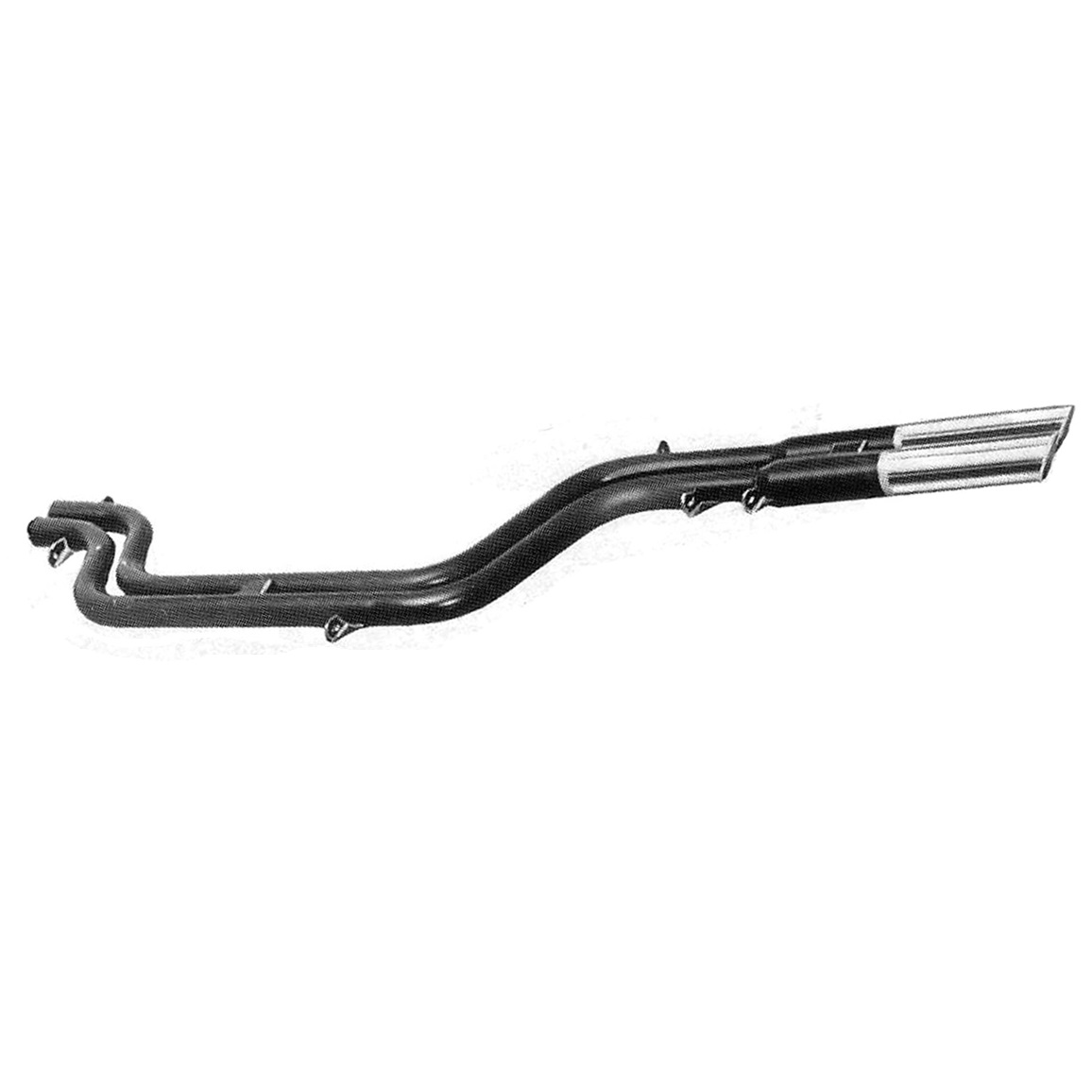 RH REAR SILENCER 330 GTC - GTS - 365 GTC - GTS