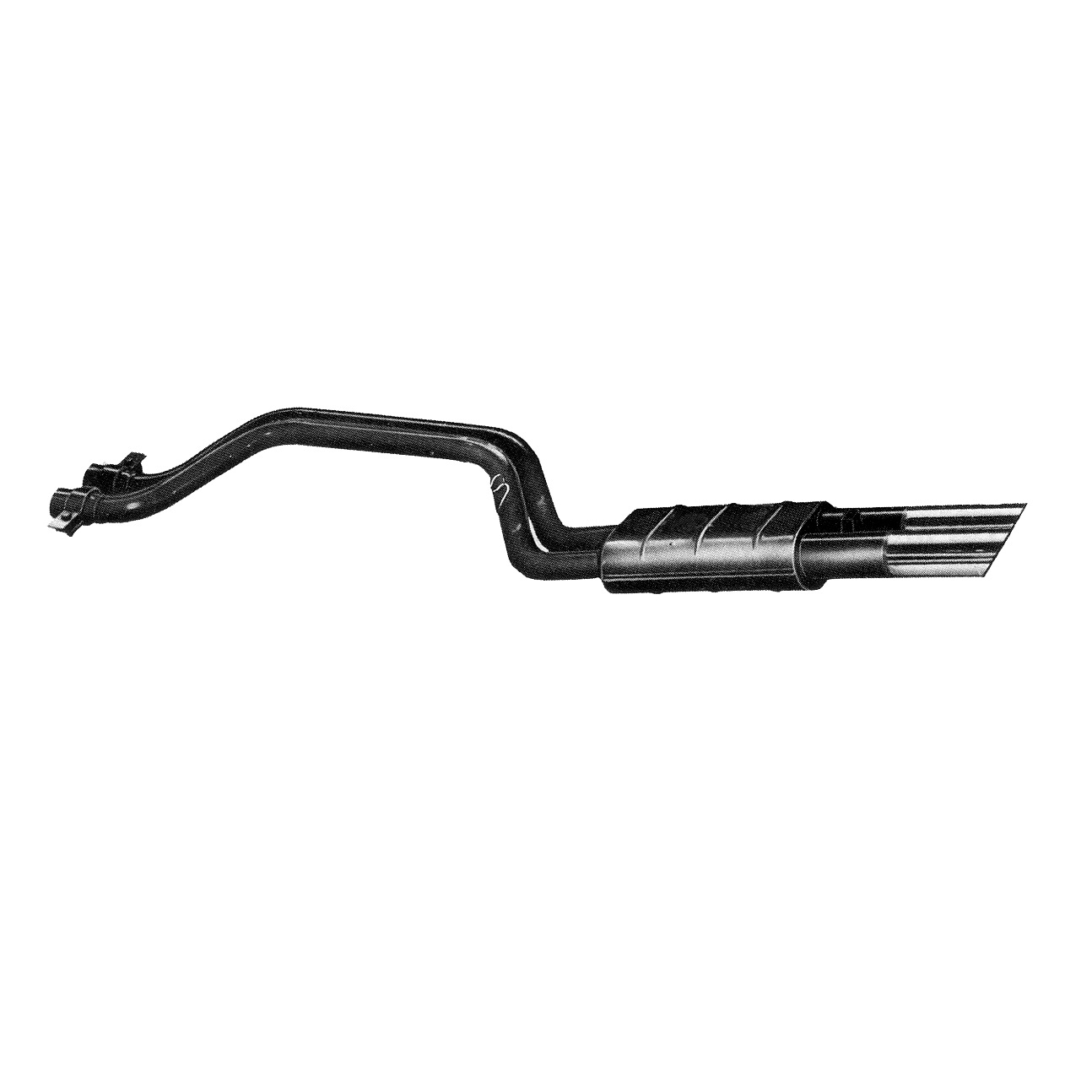 LH REAR SILENCER  400 - 412