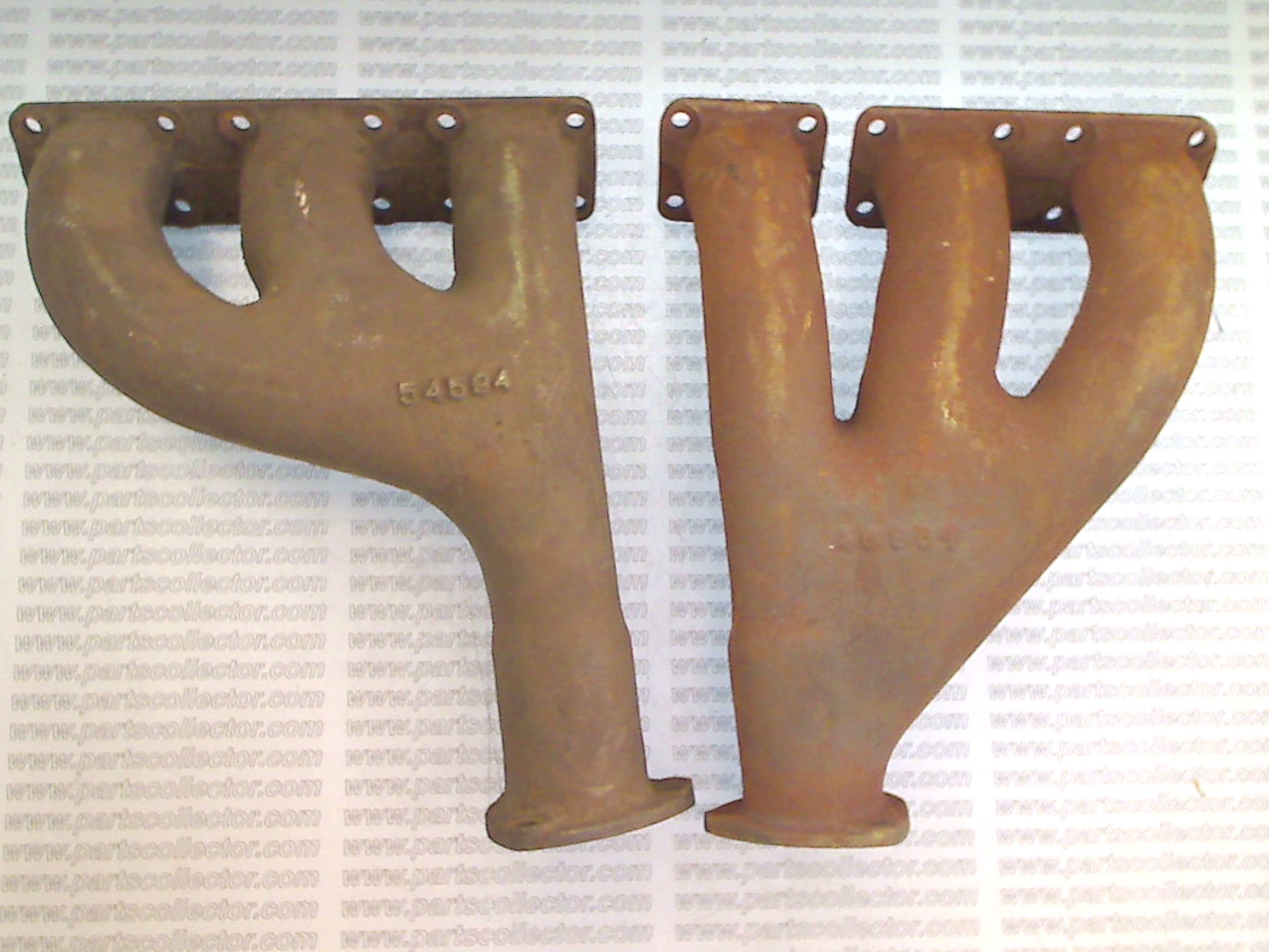 SET OF EXHAUST MANIFOLDS 