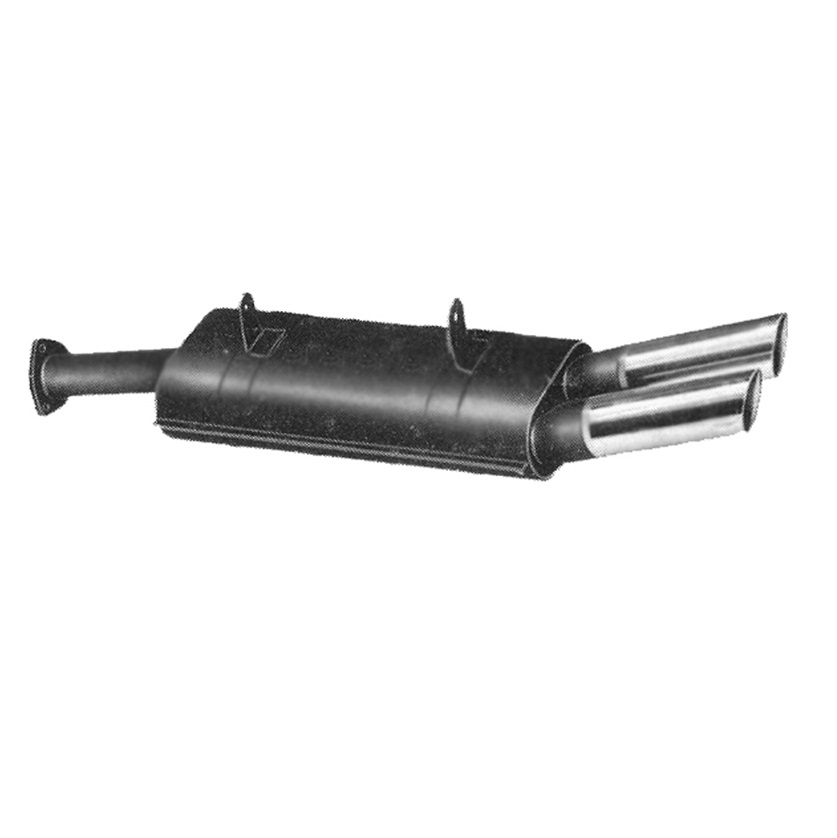 RH REAR SILENCER  MANGUSTA 66-70