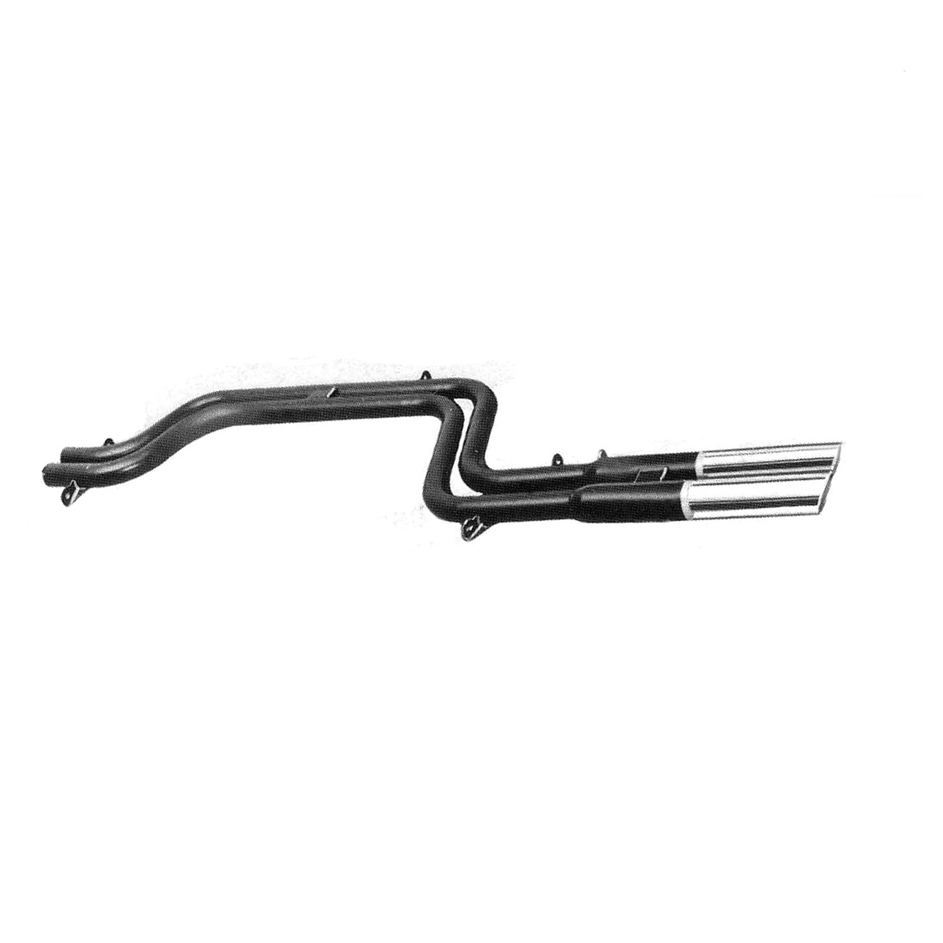 LH REAR SILENCER 330 GTC - GTS - 365 GTC - GTS