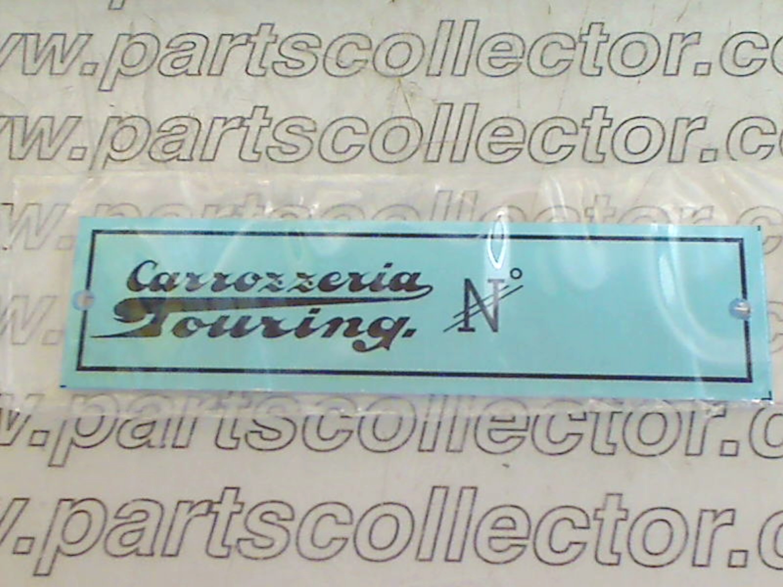 TARGHETTA IDENTIFICAZIONE CARROZZERIA TOURING