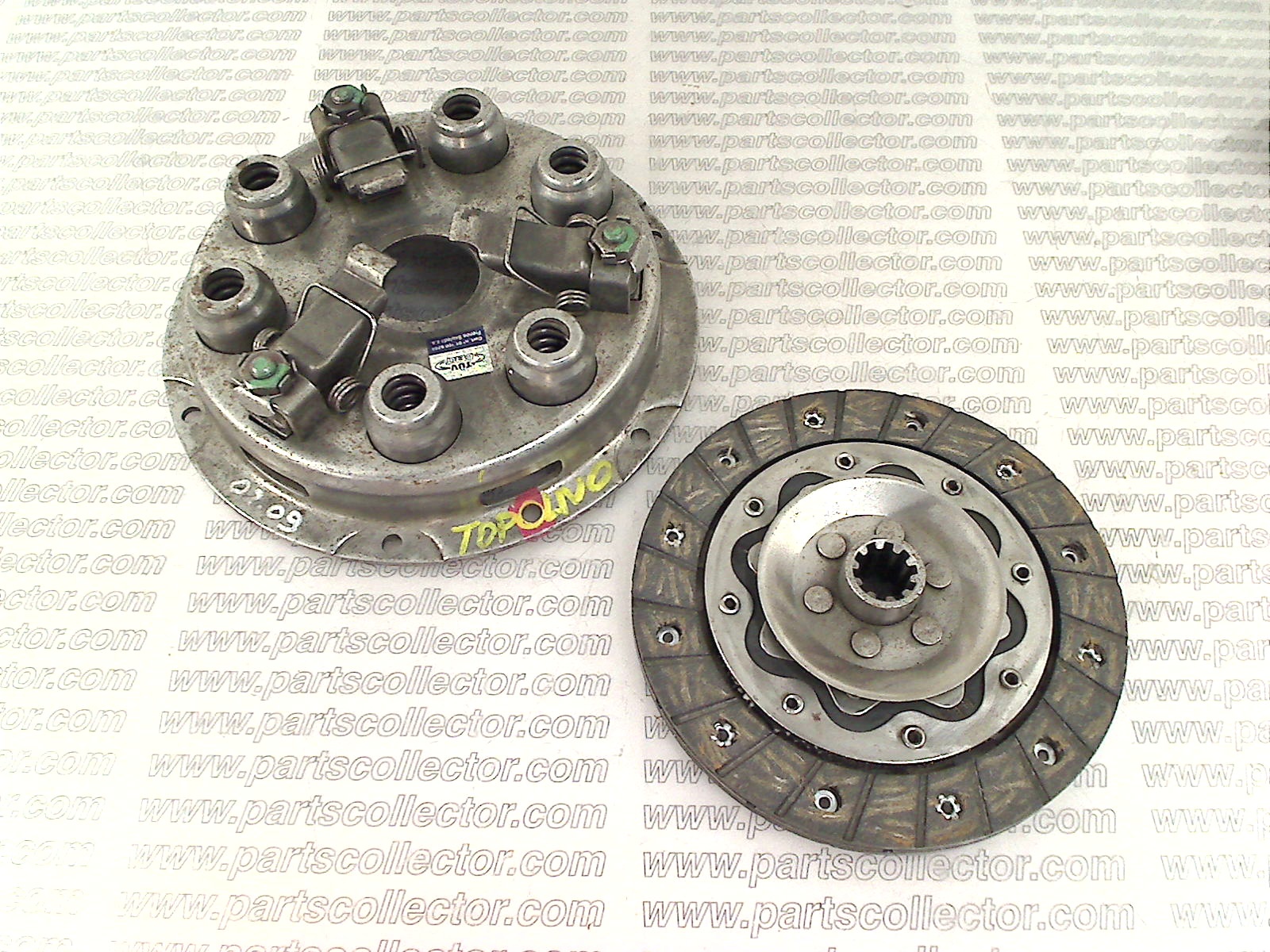 KIT FRIZIONE DISCO E PIATTO SPINGIDISCO FIAT TOPOLINO